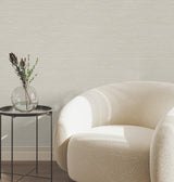 York Wallcoverings Oasis Brass Faux Grasscloth Wallpaper