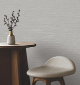York Wallcoverings Oasis Grey Faux Grasscloth Wallpaper