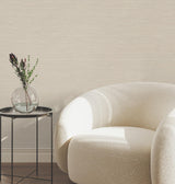 York Wallcoverings Oasis Neutral Faux Grasscloth Wallpaper