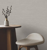 York Wallcoverings Oasis Brown Faux Grasscloth Wallpaper