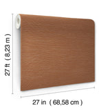 York Wallcoverings Oasis Rust Faux Grasscloth Wallpaper