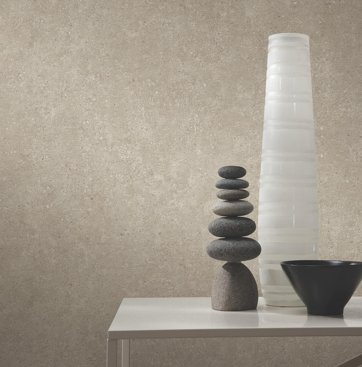 York Wallcoverings Artisan Stone Beige Texture Wallpaper