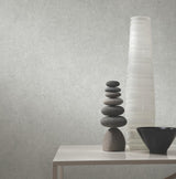 York Wallcoverings Artisan Stone Pewter Texture Wallpaper