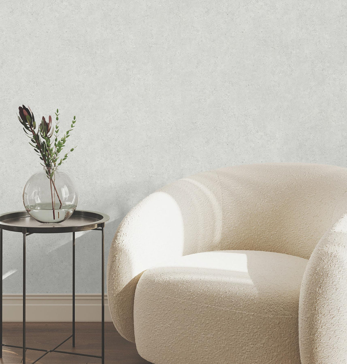 York Wallcoverings Artisan Stone Pewter Texture Wallpaper