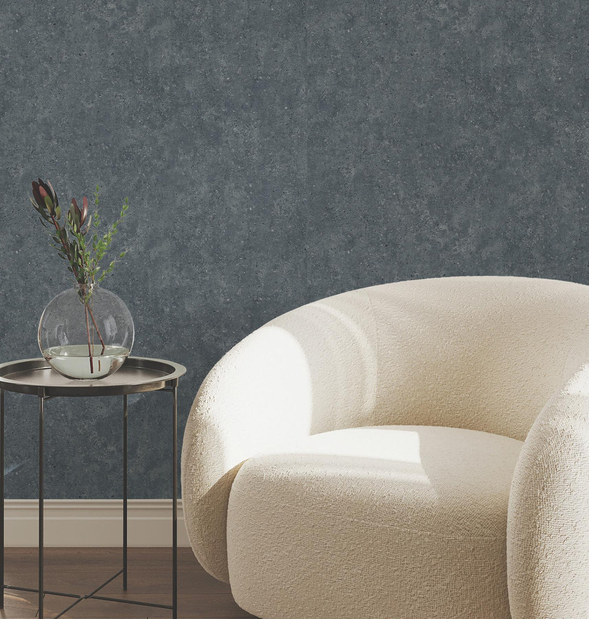 York Wallcoverings Artisan Stone Metallic Texture Wallpaper