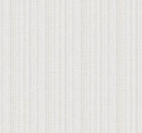 York Wallcoverings Line In The Sand White Woven Stripe Wallpaper