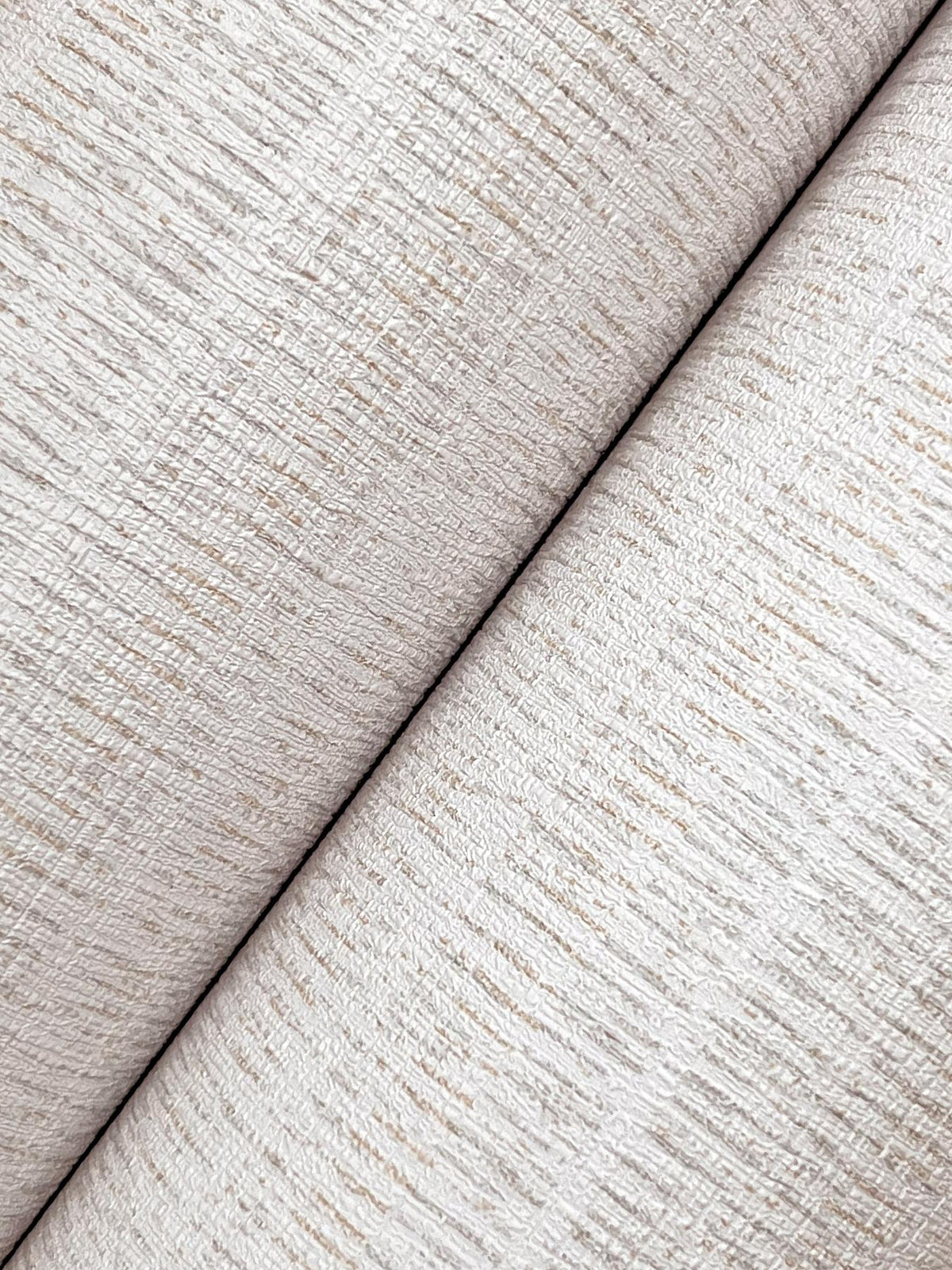 York Wallcoverings Line In The Sand White Woven Stripe Wallpaper