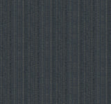 York Wallcoverings Line In The Sand Indigo Woven Stripe Wallpaper