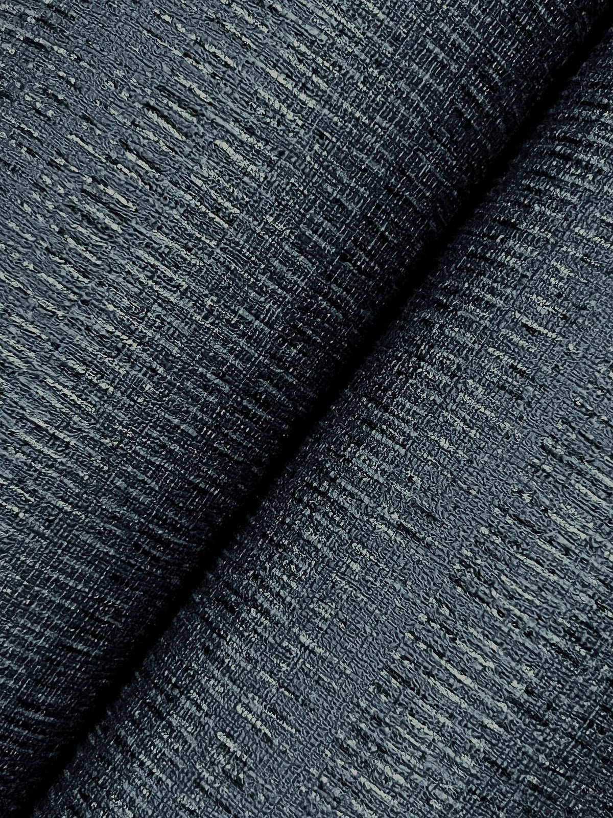 York Wallcoverings Line In The Sand Indigo Woven Stripe Wallpaper