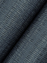 York Wallcoverings Line In The Sand Indigo Woven Stripe Wallpaper