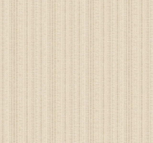 York Wallcoverings Line In The Sand Ash Woven Stripe Wallpaper