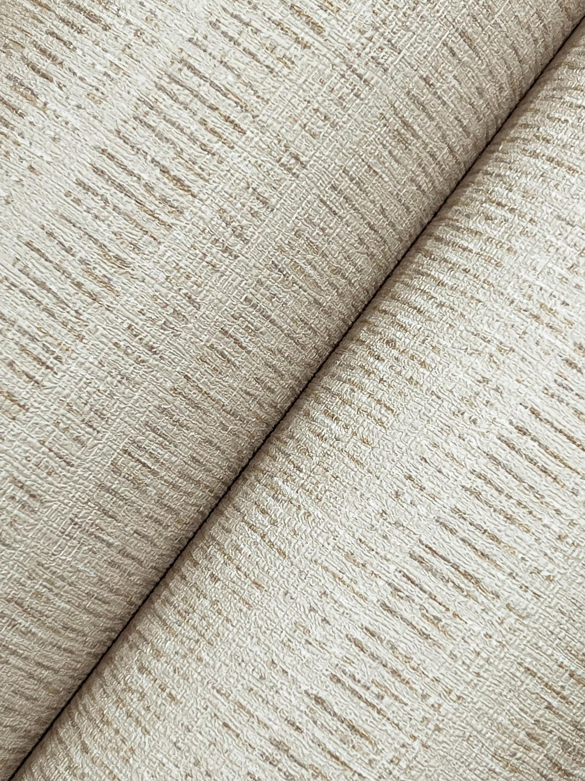 York Wallcoverings Line In The Sand Ash Woven Stripe Wallpaper