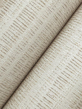 York Wallcoverings Line In The Sand Ash Woven Stripe Wallpaper