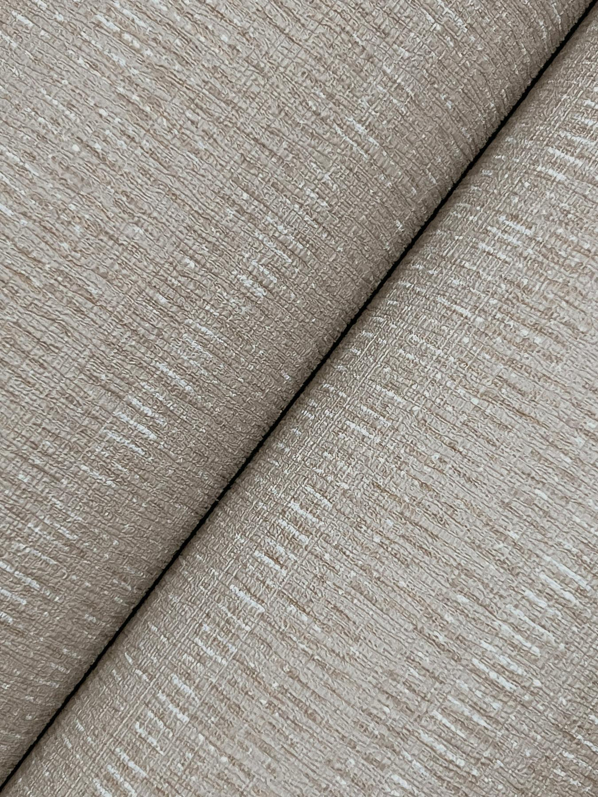York Wallcoverings Line In The Sand Taupe Woven Stripe Wallpaper
