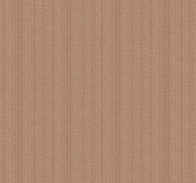 York Wallcoverings Line In The Sand Salmon Woven Stripe Wallpaper