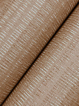 York Wallcoverings Line In The Sand Salmon Woven Stripe Wallpaper