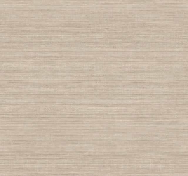 York Wallcoverings Silk Essence Khaki Faux Fabric Wallpaper