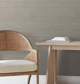 York Wallcoverings Silk Essence Neutral Faux Fabric Wallpaper