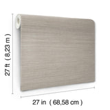 York Wallcoverings Silk Essence Neutral Faux Fabric Wallpaper