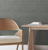York Wallcoverings Silk Essence Turquoise Faux Fabric Wallpaper
