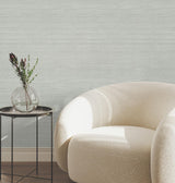 York Wallcoverings Silk Essence Light Green Faux Fabric Wallpaper