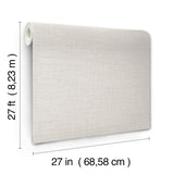 York Wallcoverings Open Air Light Grey Crosshatch Wallpaper