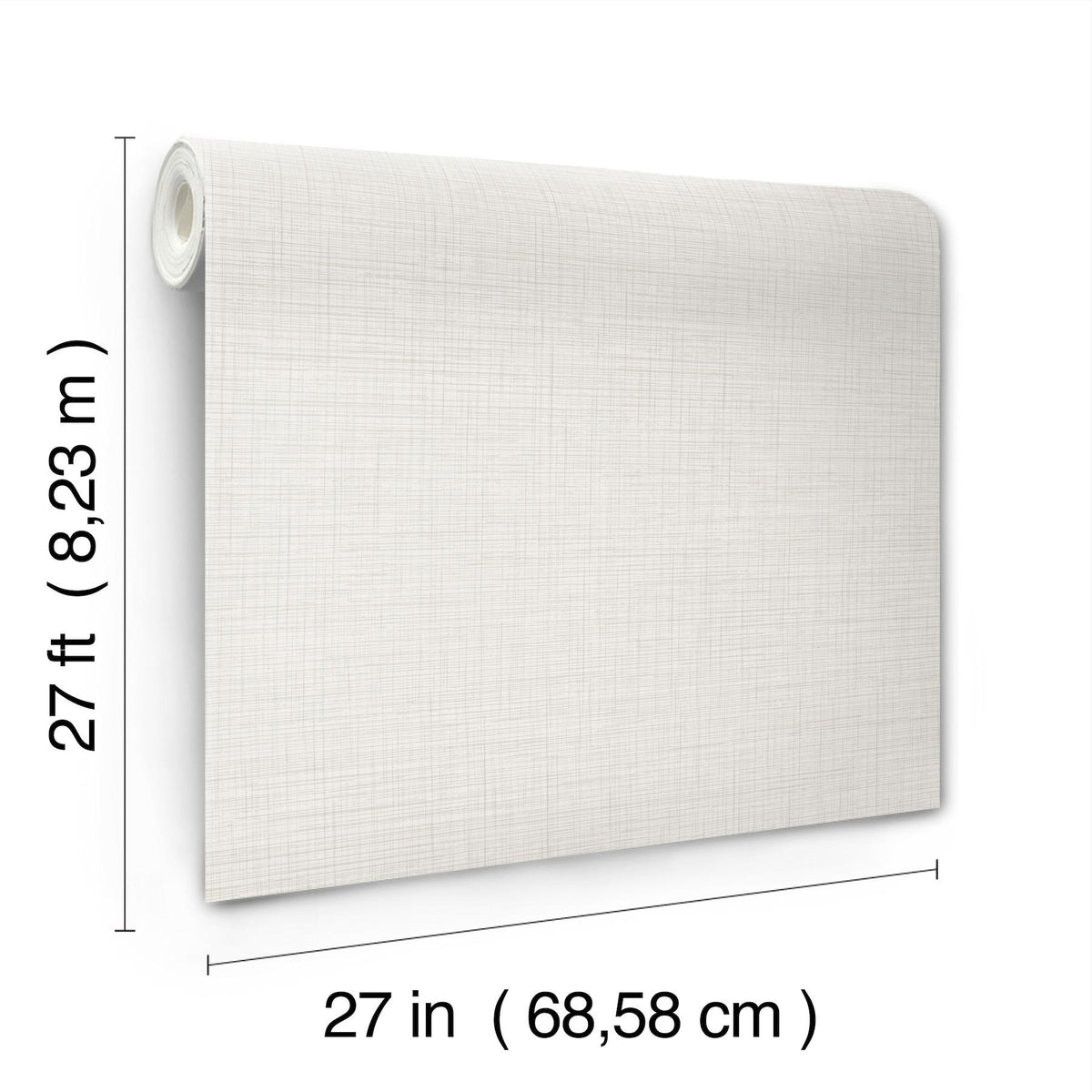 York Wallcoverings Open Air White Crosshatch Wallpaper