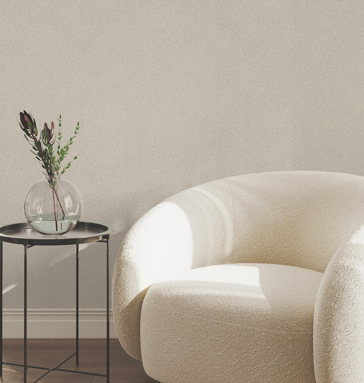 York Wallcoverings Tisket A Tasket Grey Basketweave Wallpaper