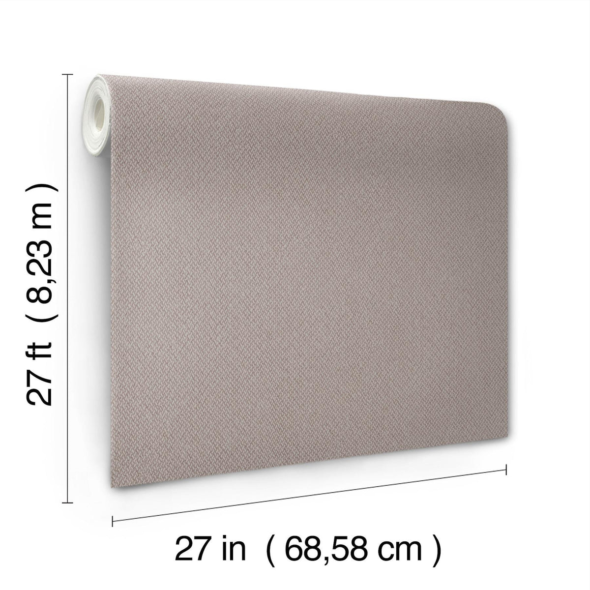 York Wallcoverings Tisket A Tasket Rust Basketweave Wallpaper