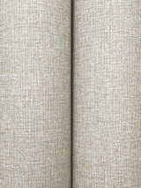 York Wallcoverings Heathered Linen Beige Faux Fabric Wallpaper