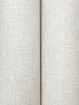 York Wallcoverings Heathered Linen Off-White Faux Fabric Wallpaper