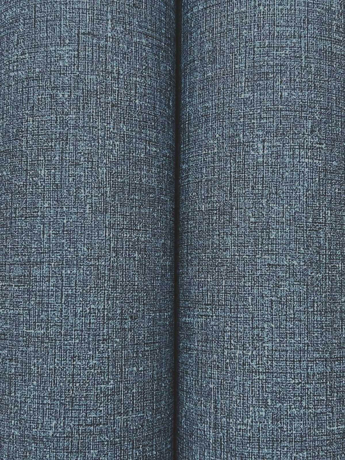 York Wallcoverings Heathered Linen Indigo Faux Fabric Wallpaper