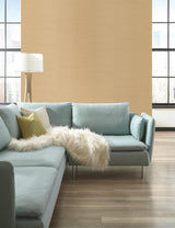 York Wallcoverings Beige Plain Grass Wallpaper