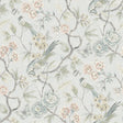 Waverly Aviary Garden Aqua Peel and Stick Wallpaper