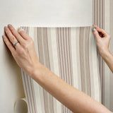 Waverly Escot Red Peel and Stick Wallpaper