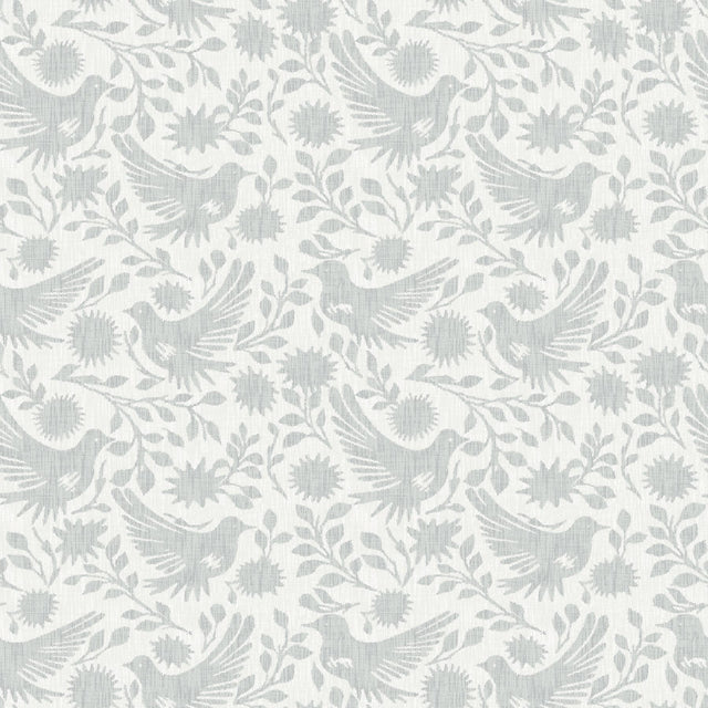 Waverly Winged Serenade Blue Peel and Stick Wallpaper