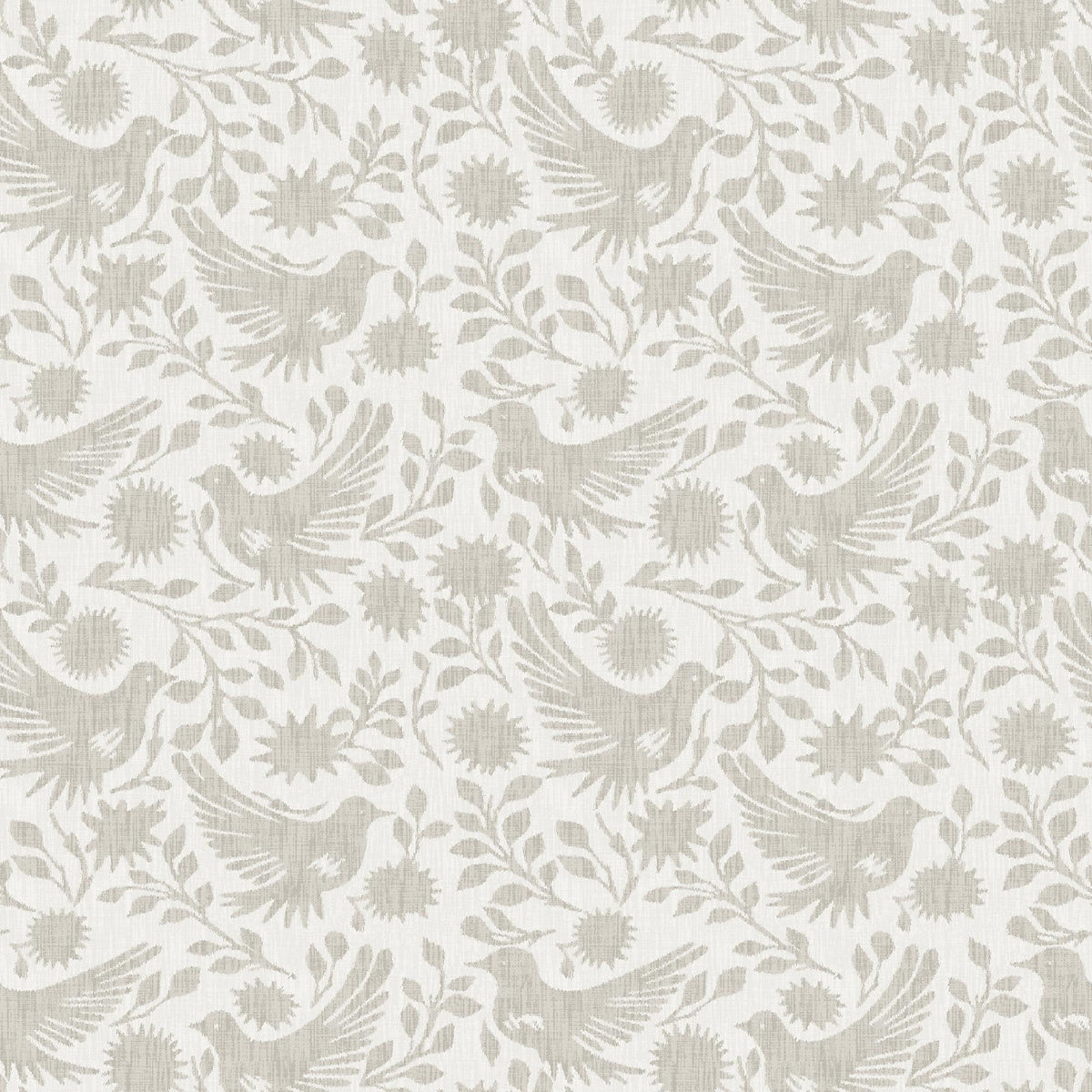Waverly Winged Serenade Taupe Peel and Stick Wallpaper