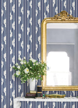 Waverly Ojai Blue Peel and Stick Wallpaper