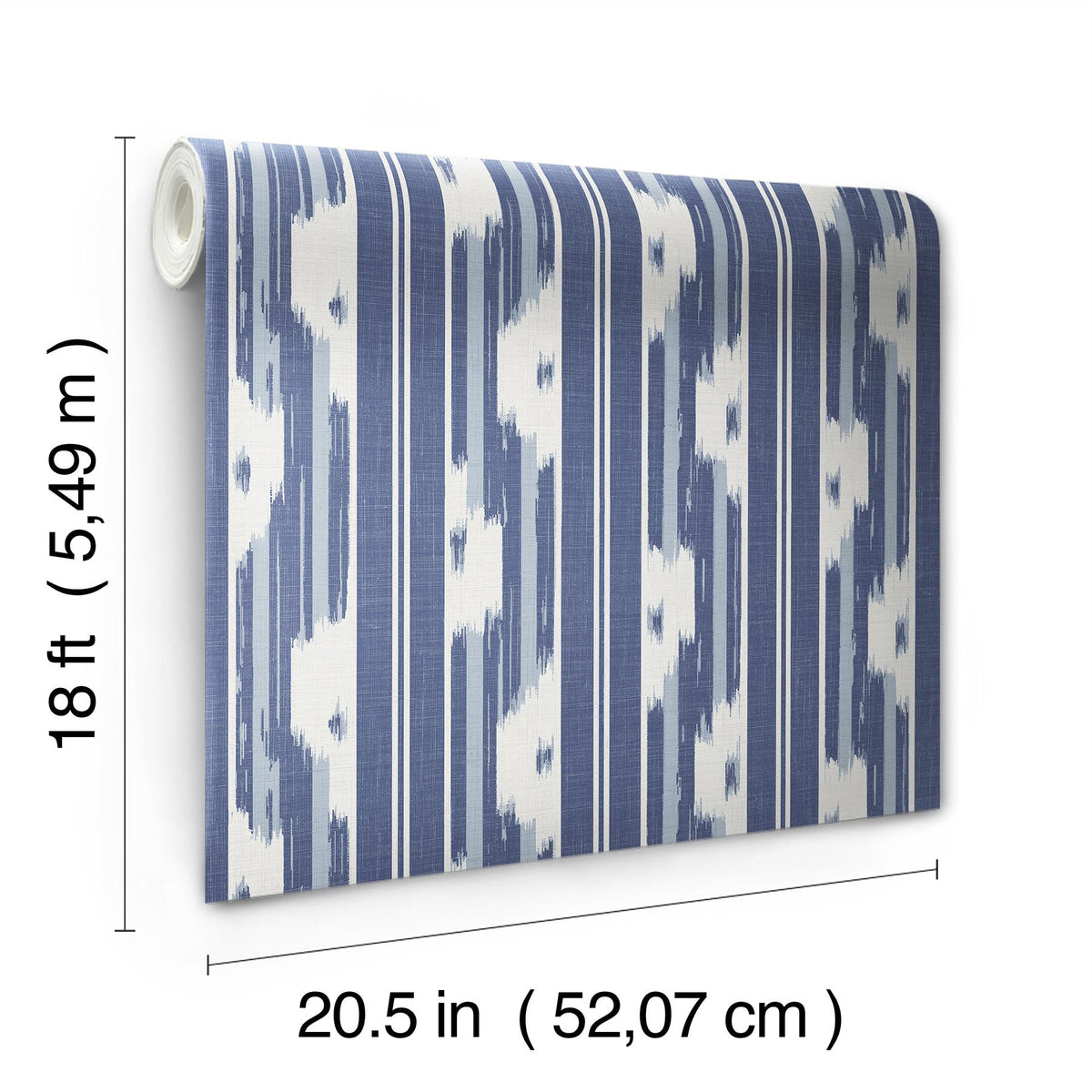 Waverly Ojai Blue Peel and Stick Wallpaper