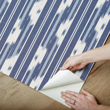 Waverly Ojai Blue Peel and Stick Wallpaper