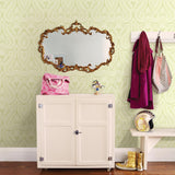 York Imperial Green Modern Damask Wallpaper