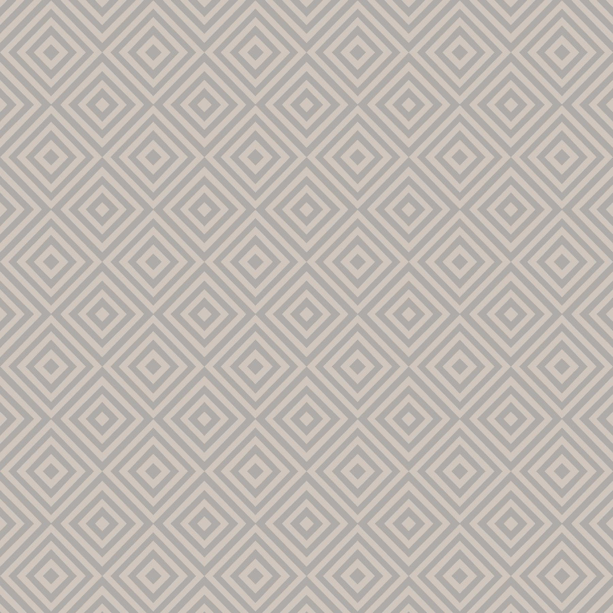 York Metropolitan Grey Geometric Diamond Wallpaper