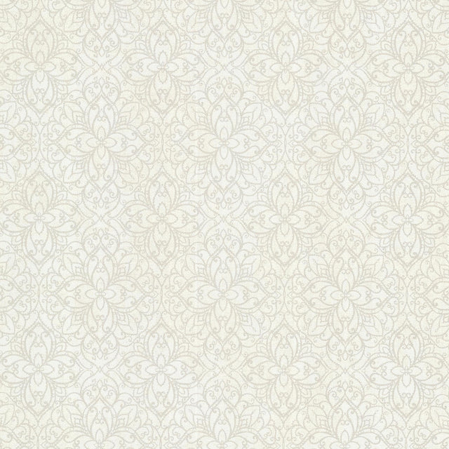 York Yasmine Opal Moroccan Mini Medallion Wallpaper