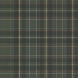 York Caledonia Dark Green Plaid Wallpaper