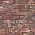 York Brickwork Rust Exposed Brick Wallpaper