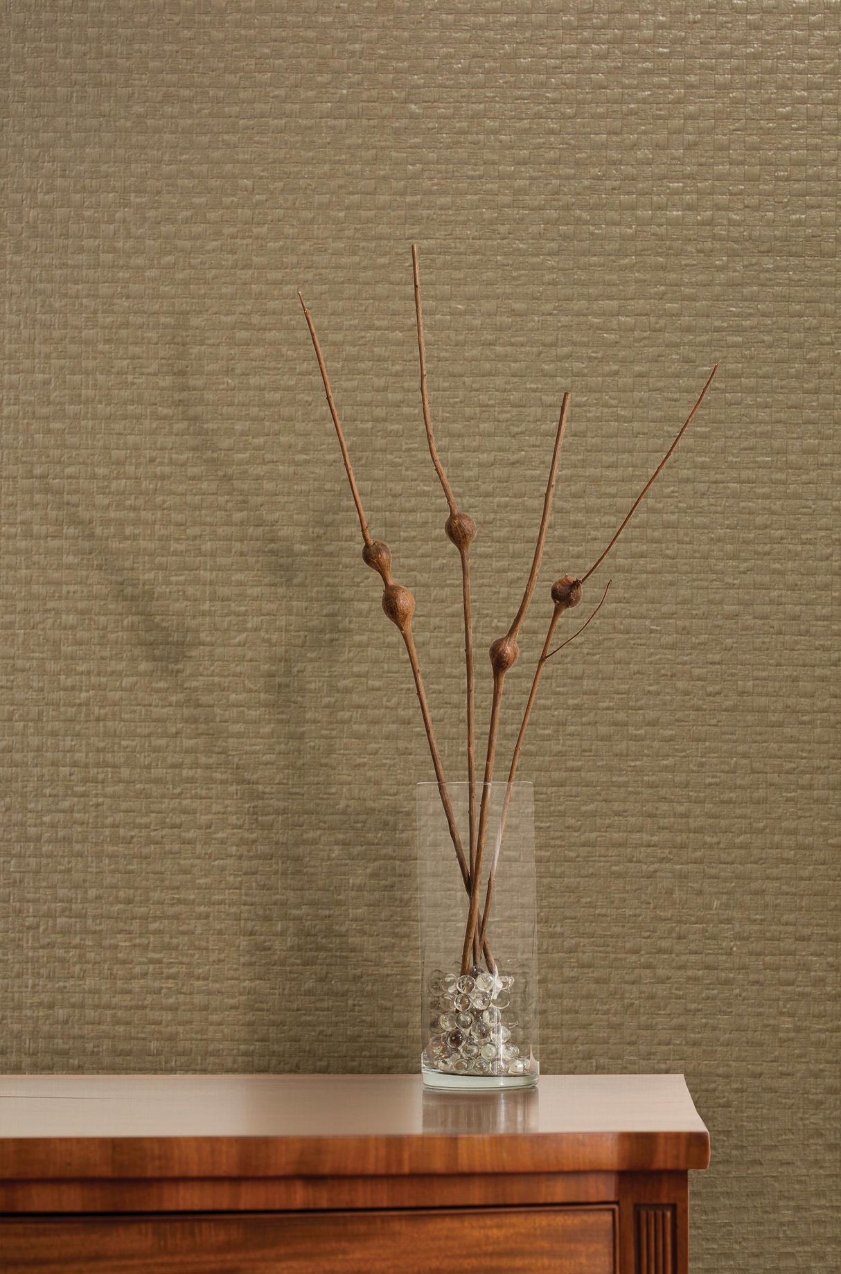 York Reka Neutral Paper Weave Wallpaper
