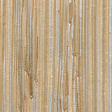 York Tereza Silver Foil Grasscloth Wallpaper