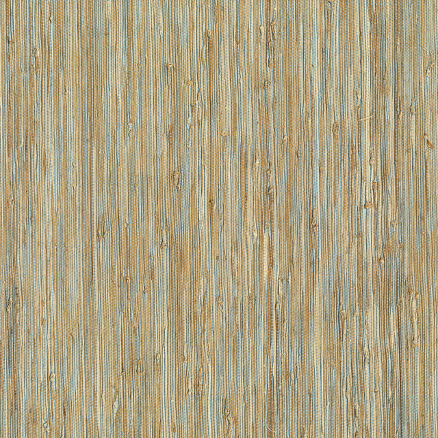 York Patryk Aqua Grasscloth Wallpaper