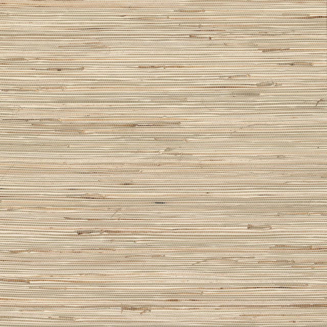 York Daria Neutral Grasscloth Wallpaper