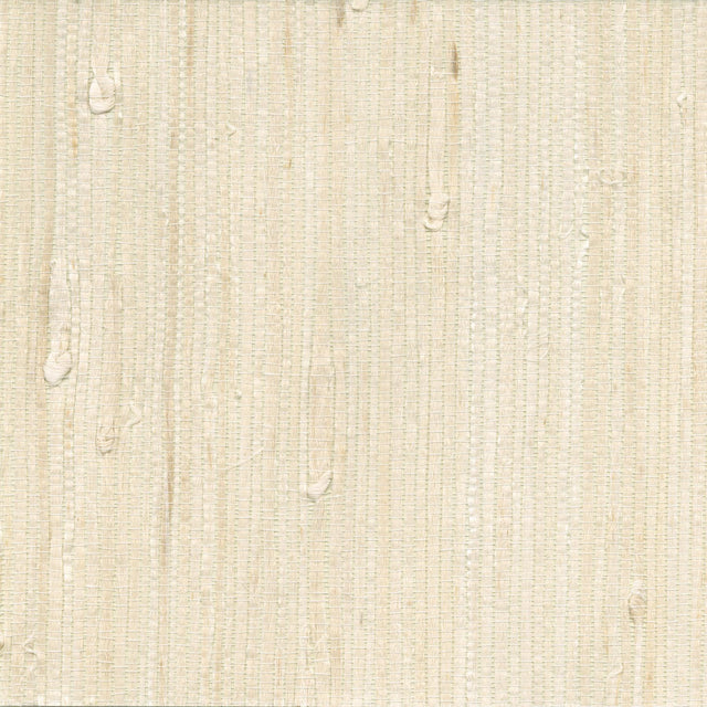 York Martina White Grasscloth Wallpaper